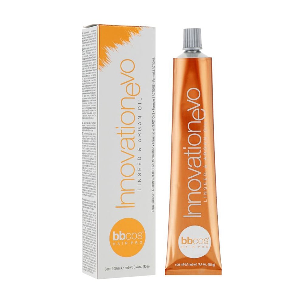Перманентна фарба для волосся BBcos InnovationEvo Hair Color Cream, 3/65 Каштановий темно-червоний червоного дерева, 100 мл